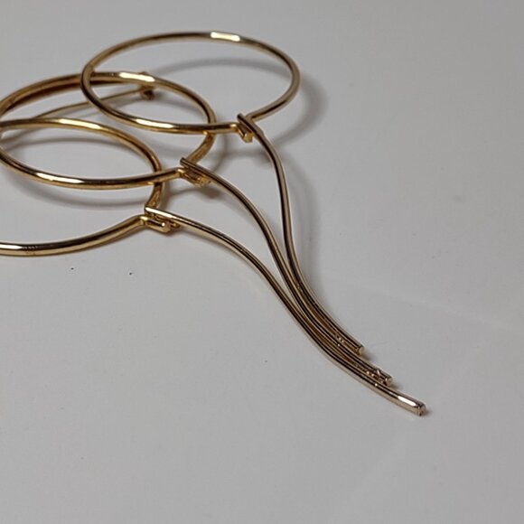 Large Gold Tone Balloon Brooch - Picture 6 of 11